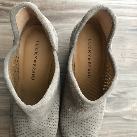 Lucky brand ankle taupe mesh booties - Picture 7 of 7